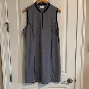 Greg Norman Play Dry Collection Golf Sleeveless Blue Dress